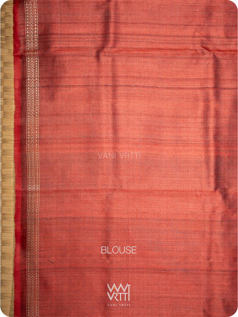 Purple Chrysanthemum Master Weave Designer Handspun Ikat Tussar Silk Sari