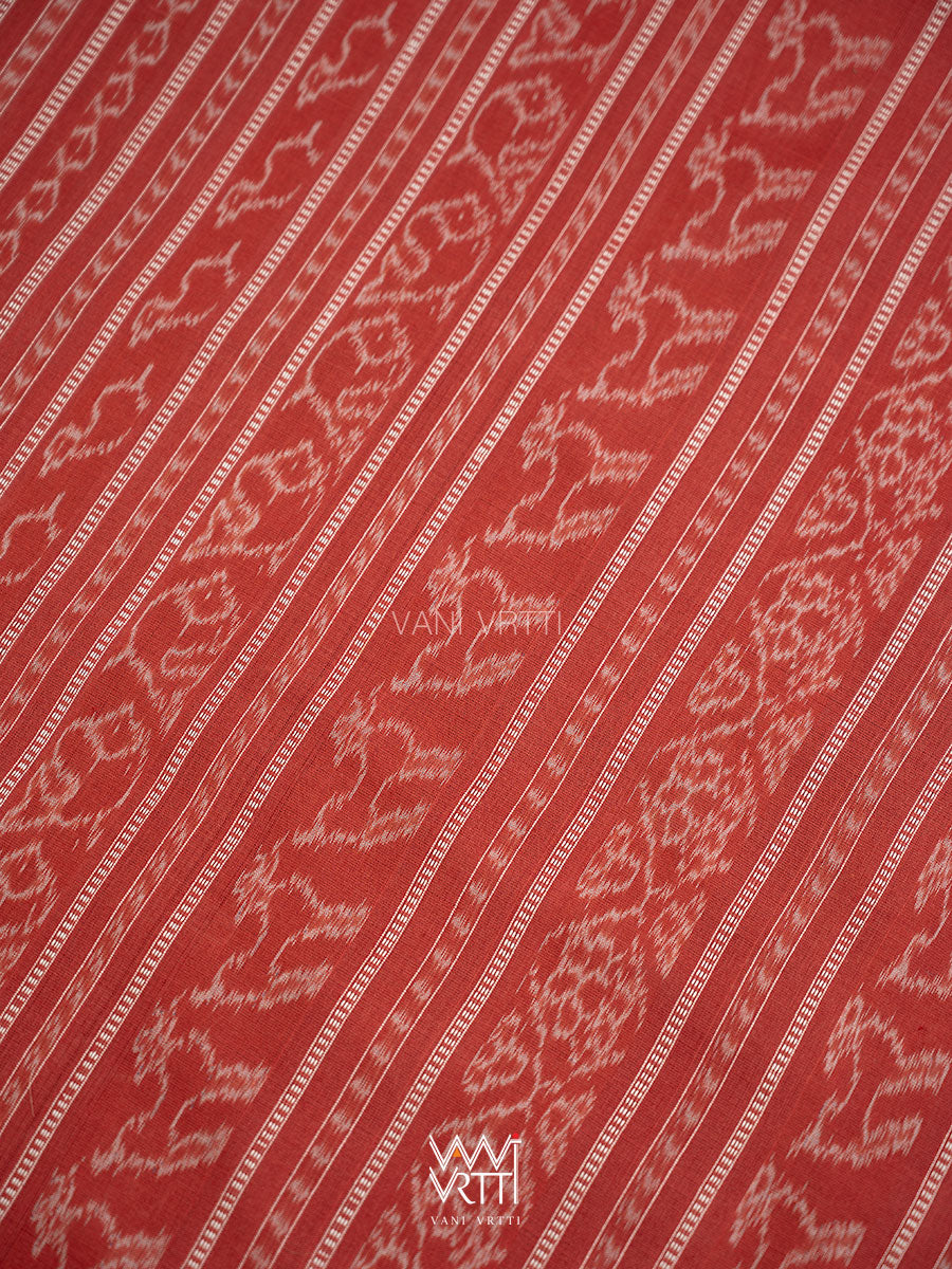 Black Madder Sunya Hiran Natural Dyed Cotton Ikat Saree