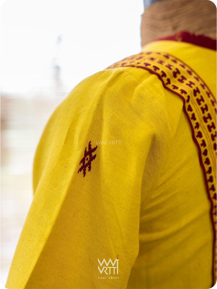 Haldi Yellow Handwoven Kotpad Cotton Blouse