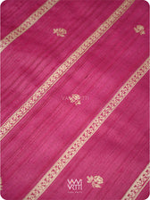 Wine Pink Gulab Jaal Master Weave Exclusive Handspun Tussar Silk Saree