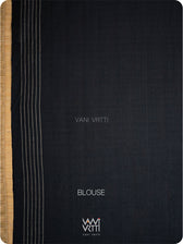 Black Laal Jaba Single Ikat Fine Cotton Saree