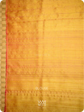 Reddish Purple Ganga Jamuna Kondha Handspun Tussar Silk Saree