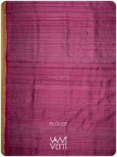 Purple Pink Bristi Handspun Tussar Silk Saree