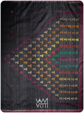 Slate Black Deomali Kondha Handspun Tussar Silk Sari