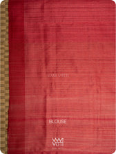 Off White Red Ikat Traditional Gopalpur Handspun Tussar Silk Saree