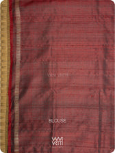 Emerald Green HoneyComb Ikat Handspun Tussar Silk Saree