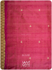 Mustard Yellow Nabh Butterfly Handspun Tussar Silk Saree