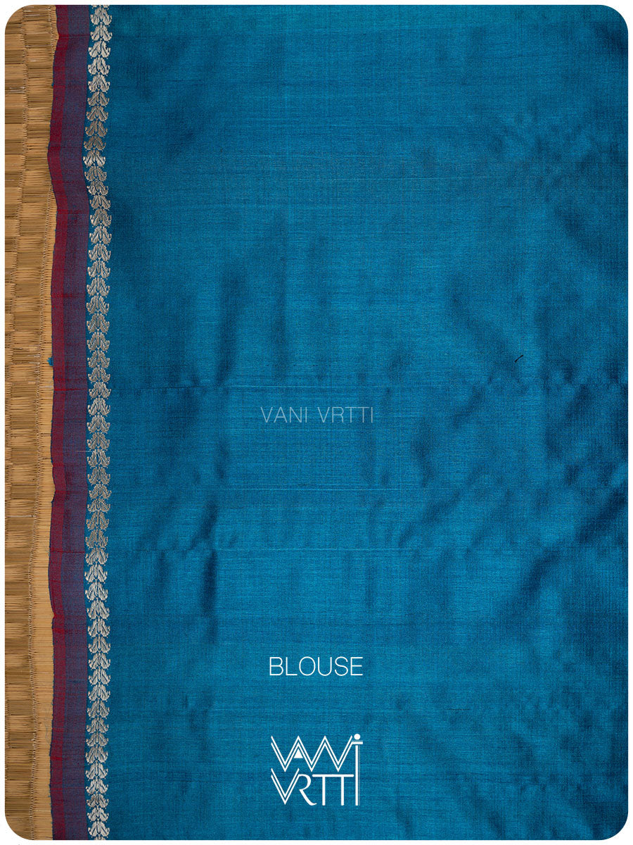 Deep Baingani Tribal Kondha Handspun Tussar Silk Sari