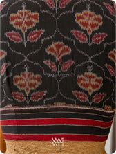 Black Laal Jaba Cotton Ikat Blouse