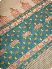 Off White Chilika Master Weave Exclusive Handspun Tussar Silk Saree