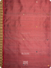 Black Parijat Jaal Handspun Tussar Silk Saree