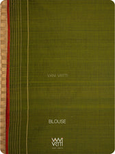 Black Lily Pond Cotton Ikat Saree