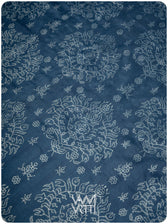 Indigo Padmaja Natural Dyed Mulberry Silk Ikat Saree