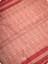 Bougainvillea pink Madhumalati Handspun Tussar Silk Saree