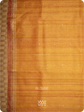Bougainvillea pink Madhumalati Handspun Tussar Silk Saree