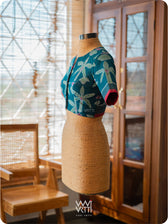 Banana Tree Ikat Cotton Blouse