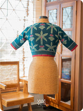 Banana Tree Ikat Cotton Blouse