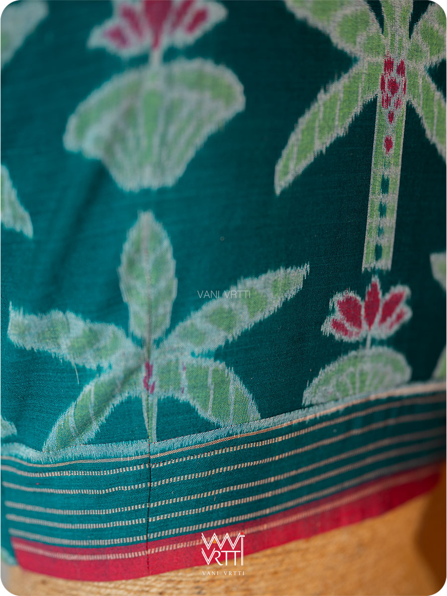 Banana Tree Ikat Cotton Blouse