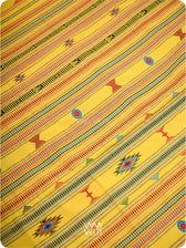 Yellow Black Bomkai Ganjam Cotton Saree