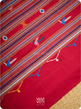 Red Black Bomkai Ganjam Cotton Saree
