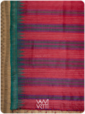 Pallu of Aarush saree with jala weave and supplementary patterns