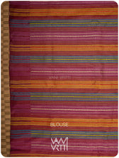 Deep Wine Chilika Master Weave Exclusive Handspun Tussar Silk Saree