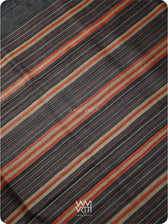 Slate Black Fern Butti Ikat Handspun Tussar Silk Saree