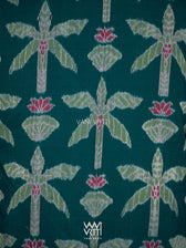Banana Tree Reversible Zig Zag Ikat Kimono Collar Tunic Jacket