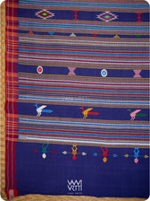 Purple Cotton Ganjam Bomkai Saree