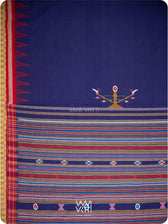 Purple Cotton Ganjam Bomkai Saree