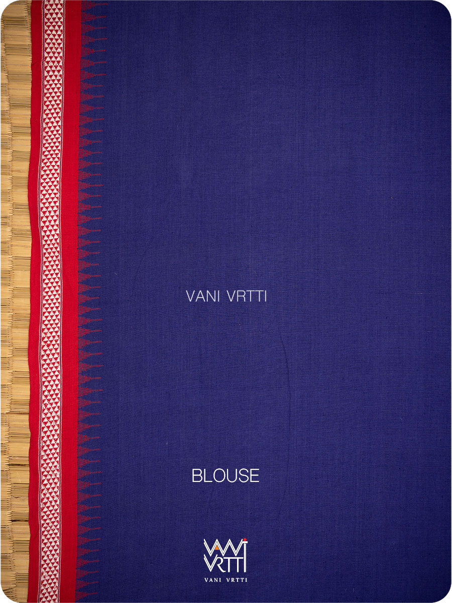 Purple Cotton Ganjam Bomkai Saree