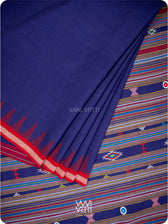Purple Cotton Ganjam Bomkai Saree
