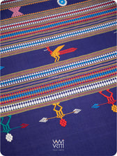 Purple Cotton Ganjam Bomkai Saree