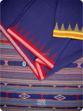 Purple Cotton Ganjam Bomkai Saree