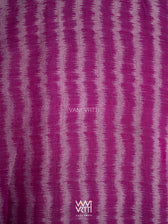 Pink Laal Jaba Reversible Parallel Ikat Overlap Waist Length Jacket
