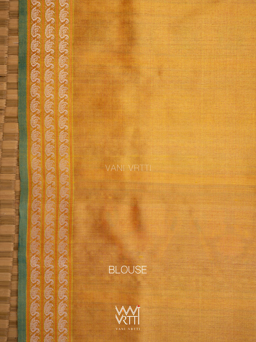 Red Purple Mustard Veena Pani Lata Master Weave Exclusive Handspun Tussar Silk Saree