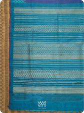 Purple Firozi Anjana Handspun Tussar Silk Saree