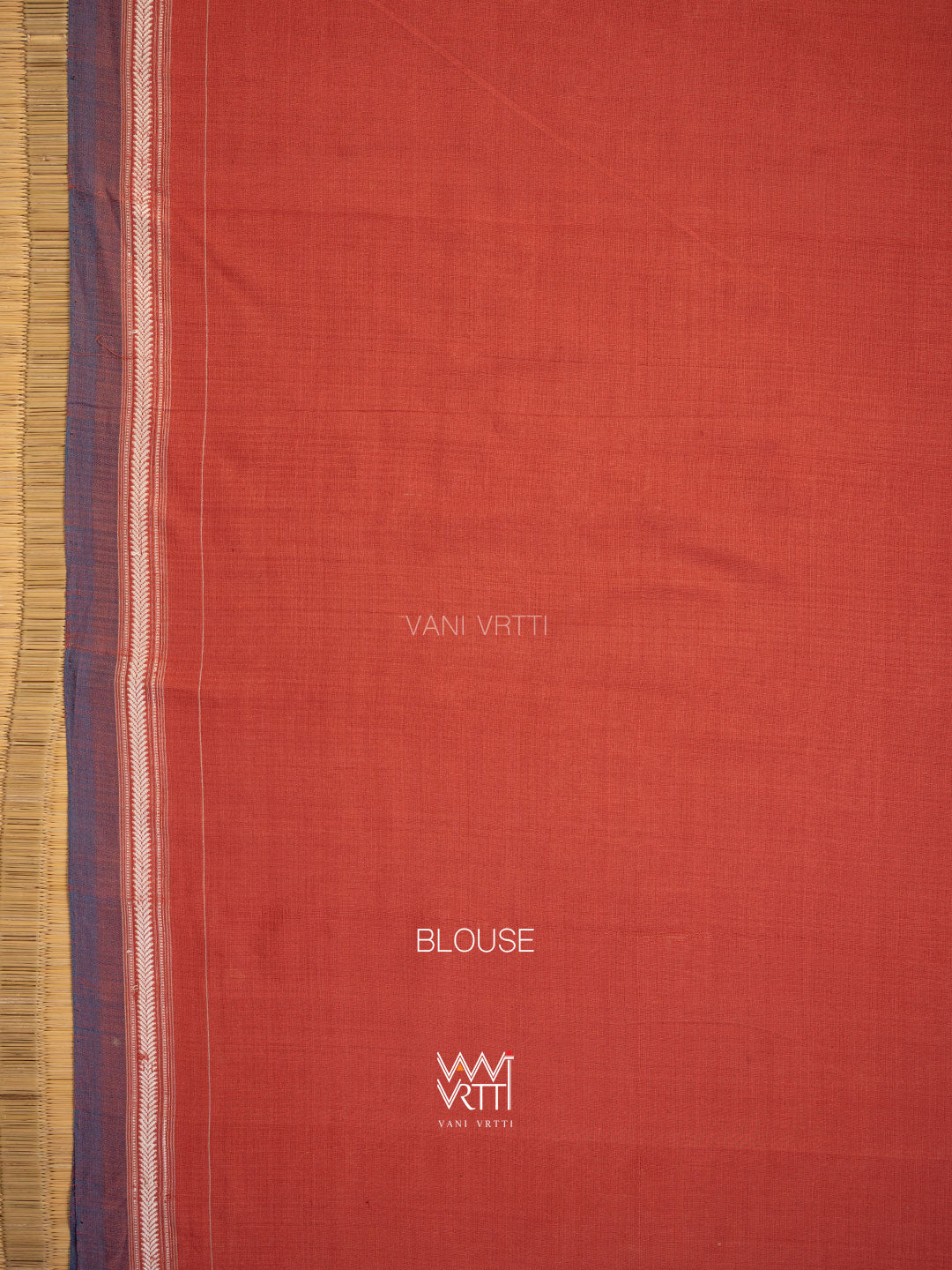 Madder Elephant Natural Dyed Cotton Ikat Saree
