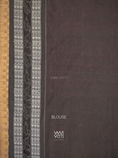 Madder Black Hiran Sunya Natural Dyed Cotton Ikat Saree