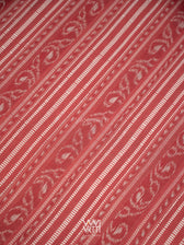 Indigo Blue Red Lion Natural Dyed Cotton Ikat Saree