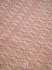 Onion Pink Gulab Jaal Master Weave Exclusive Handspun Tussar Silk Saree