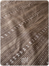Grey Fern Butta Prakritik Tea Leaf Natural Dyed Mulberry Silk Ikat Saree
