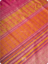 Rose Pink Ananta Handspun Tussar Silk Saree