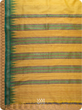 Jala pallu of Aarush saree with supplementary patterns in tussar silk