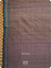 Blouse piece in handspun tussar silk matched to Aarush saree
