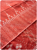 Indigo Madder Singha Natural Dyed Cotton Ikat Saree