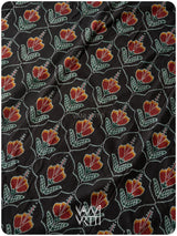 Black Laal Jaba Single Ikat Fine Cotton Saree