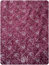 Pink Datura Phool Lac Natural Dyed Mulberry Silk Ikat Saree