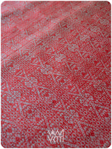 Orange Red Madhumalati Handspun Tussar Silk Saree