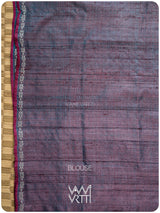 Fern Green Brown Aarush Handspun Tussar Silk Saree